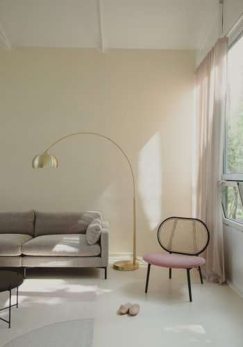 ZUIVER Bue gulvlampe - messing metall