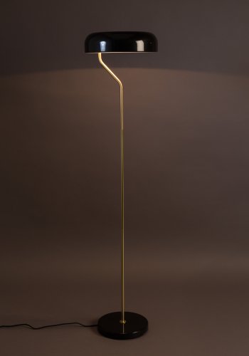 DUTCHBONE Eclipse Stehleuchte - Schwarz und Messingeisen