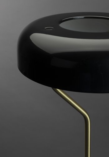 DUTCHBONE Eclipse Stehleuchte - Schwarz und Messingeisen