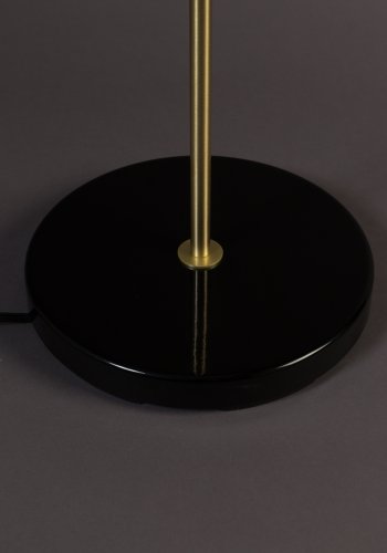 DUTCHBONE Eclipse Stehleuchte - Schwarz und Messingeisen