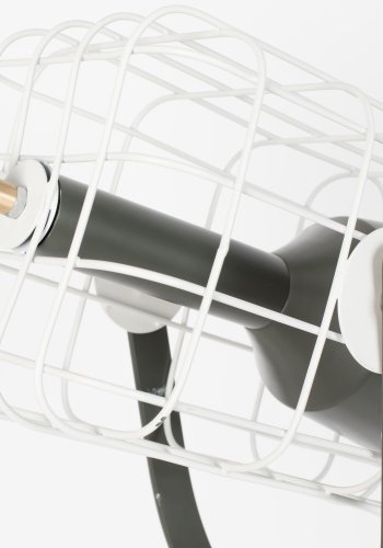WHITE LABEL LIVING Cage gulvlampe - hvit aluminium