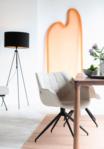 ZUIVER Lesley gulvlampe - svart jern