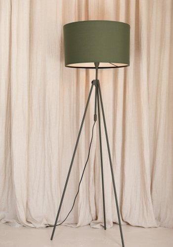 ZUIVER Lesley gulvlampe - grnt jern