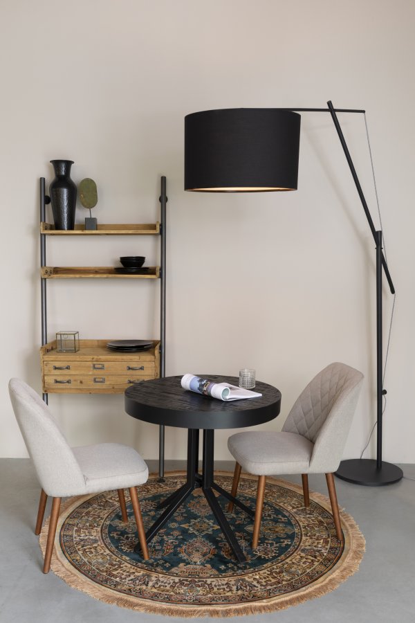 WHITE LABEL LIVING Tokio gulvlampe - svart jern