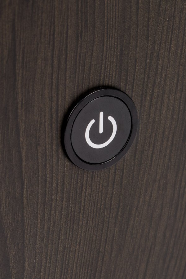 ZUIVER Grow XL gulvlampe - glass og sort tre