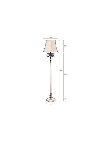 Dutchbone gulvlampe Cresta
