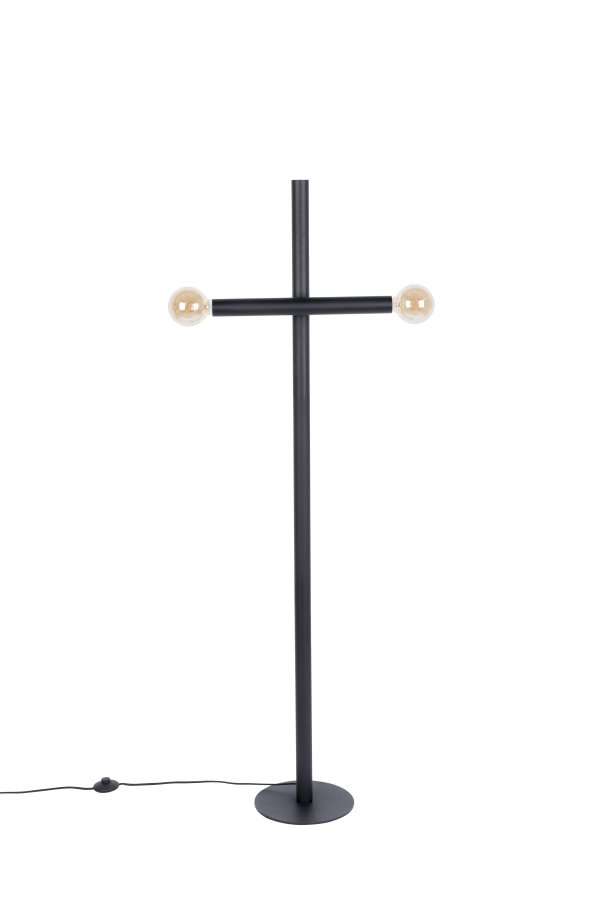 ZUIVER Hawk gulvlampe - svart jern