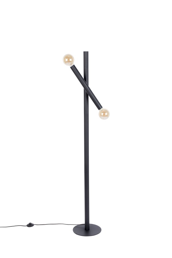 ZUIVER Hawk gulvlampe - svart jern