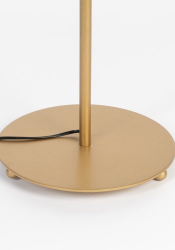 WHITE LABEL LIVING Lena gulvlampe - messingjern