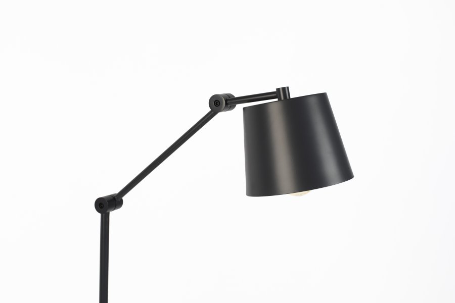 WHITE LABEL LIVING Hajo gulvlampe - gr jern