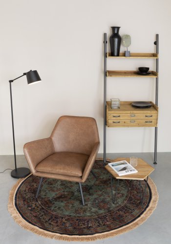 WHITE LABEL LIVING Hajo gulvlampe - gr jern