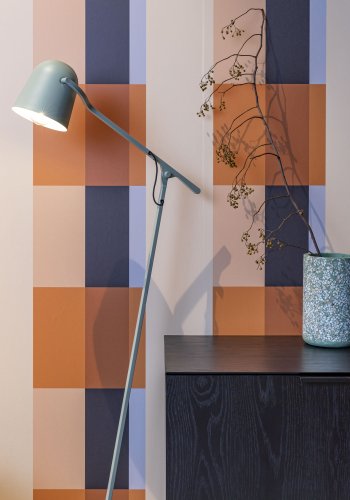 ZUIVER Lau gulvlampe - salviegrnt jern