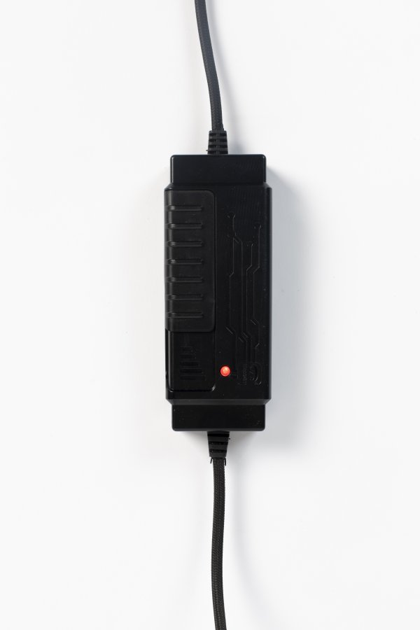 ZUIVER Float gulvlampe - glass og gulljern