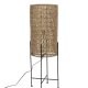 DUTCHBONE Kari Stehlampe - natürliche Jute und Eisen