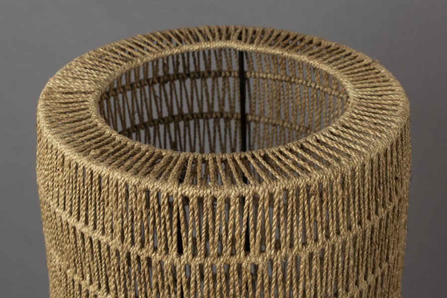 DUTCHBONE Kari Stehlampe - natürliche Jute und Eisen
