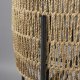 DUTCHBONE Kari Stehlampe - natürliche Jute und Eisen