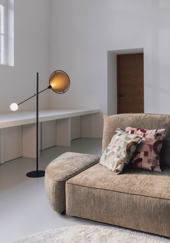 ZUIVER Sirius gulvlampe - svart jern