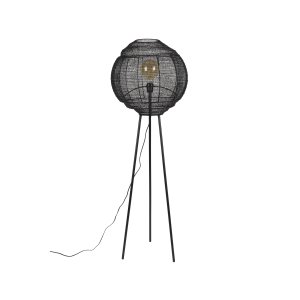 DUTCHBONE Gulvlampe Meezan Svart