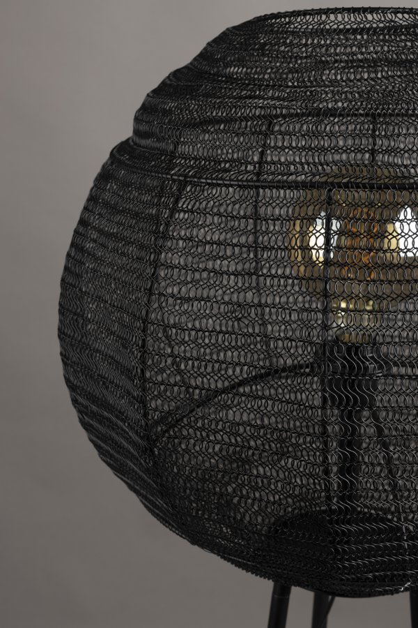 DUTCHBONE Gulvlampe Meezan Svart