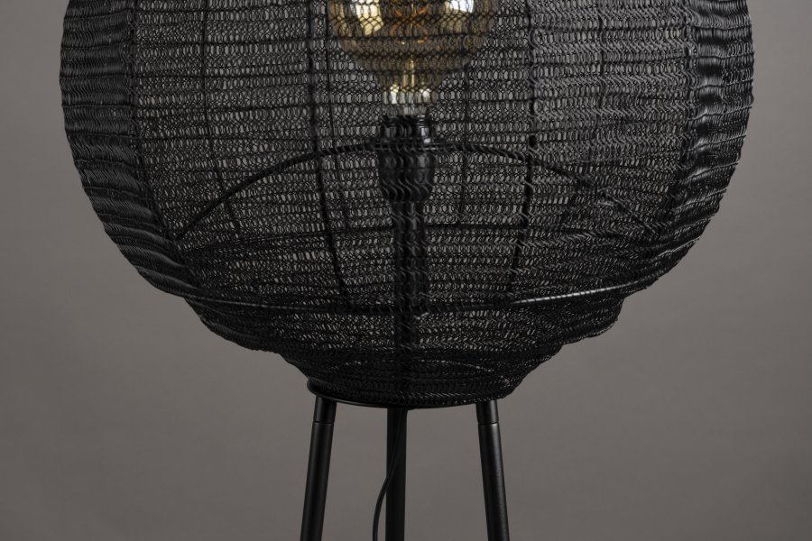 DUTCHBONE Gulvlampe Meezan Svart