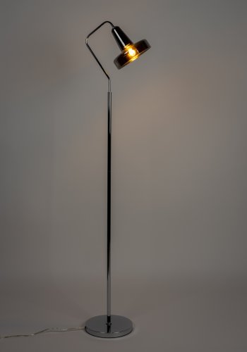 WHITE LABEL LIVING Anshin Smoke gulvlampe - grtt glass