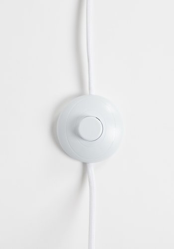 WHITE LABEL LIVING Shem gulvlampe - hvitt jern