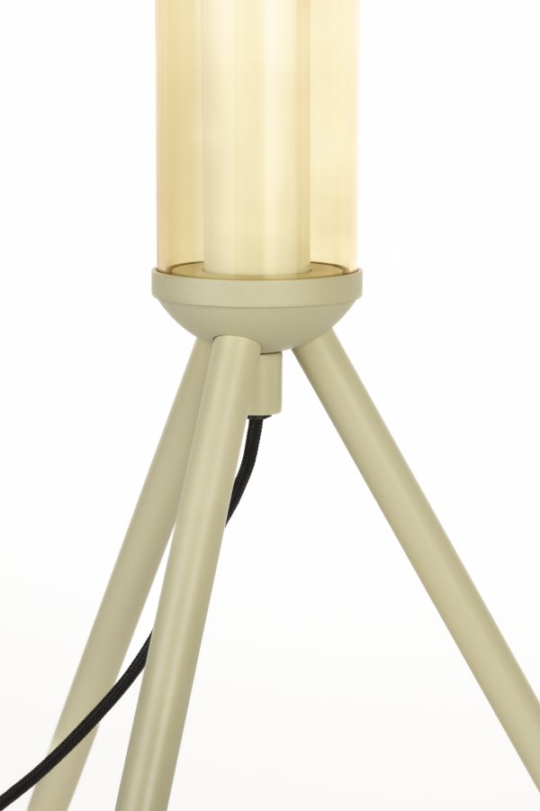ZUIVER Scotty gulvlampe - beige glass