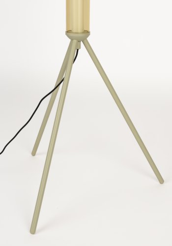 ZUIVER Scotty gulvlampe - beige glass