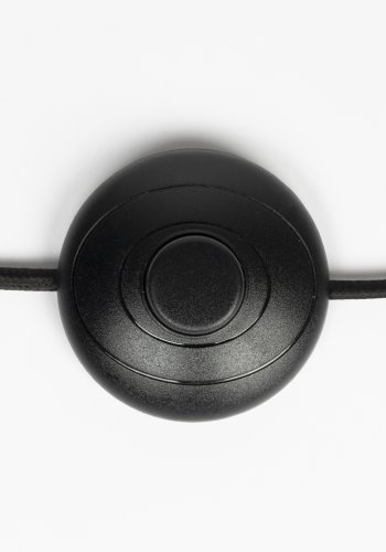 WHITE LABEL LIVING Martine gulvlampe - sort metall