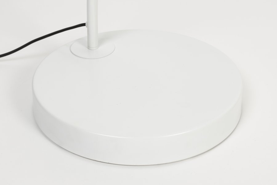 WHITE LABEL LIVING Martine gulvlampe - hvit metall