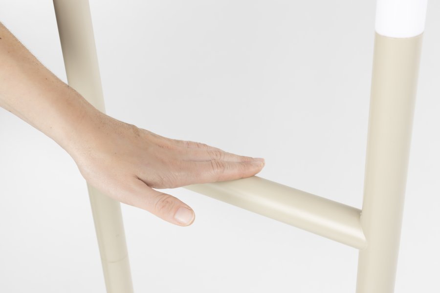 ZUIVER Arch gulvlampe - akryl og beige metall