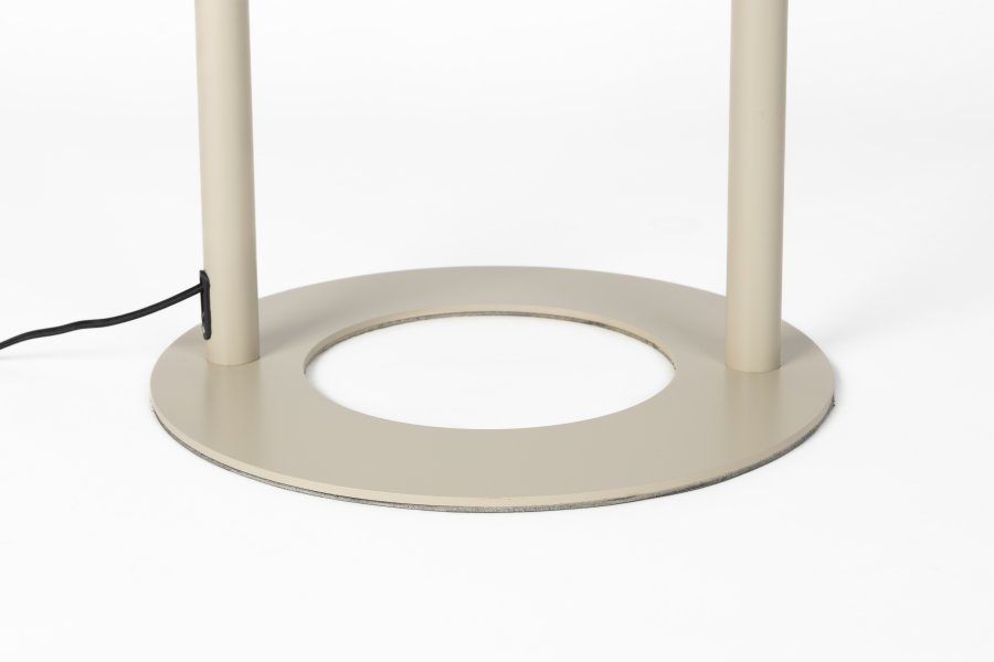 ZUIVER Arch gulvlampe - akryl og beige metall