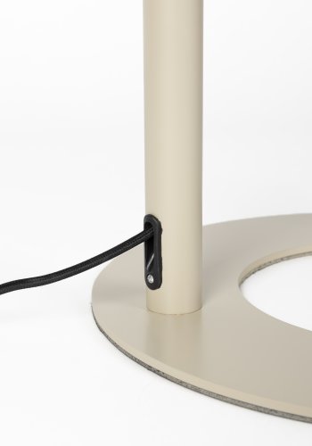 ZUIVER Arch gulvlampe - akryl og beige metall