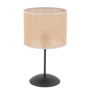 TK Jute bordslampa - naturlig jute och svart metall