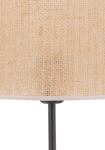 TK Jute bordlampe - natur jute og sort metal