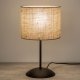 TK Jute bordlampe - natur jute og sort metal