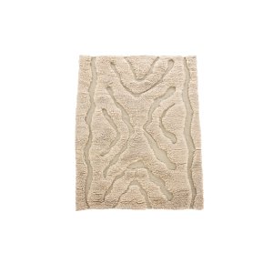 VIND COLLECTION Trondheim x Josefin Lustig teppe, rektangulrt - beige ull (170x240)