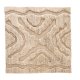 VIND COLLECTION Trondheim x Josefin Lustig teppe, firkantet - beige ull (400x400)