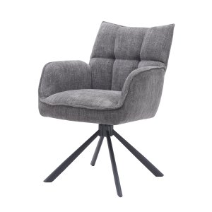 Select Marilla III snurrstol, w. armstöd - grafitpolyester