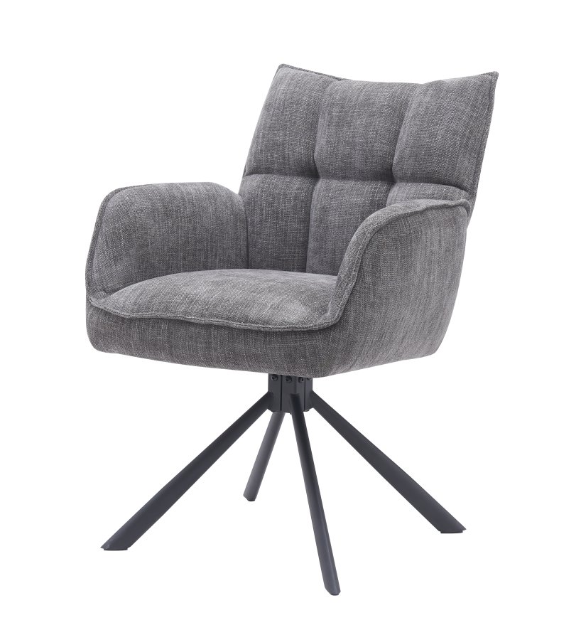 Select Marilla III svingstol, m. armlener - grafitt polyester