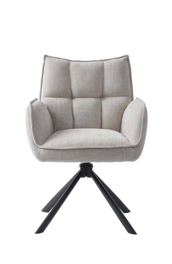 Select Marilla III svingstol, m. armlener - lin polyester