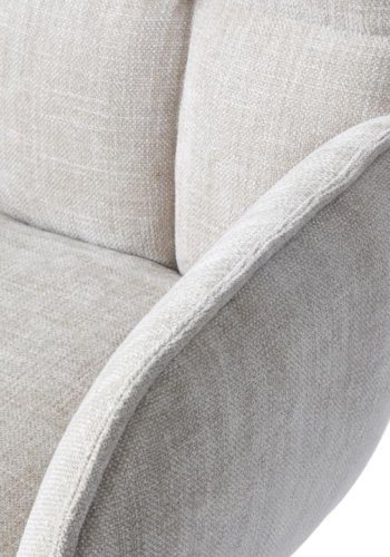 Select Marilla III svingstol, m. armlener - lin polyester