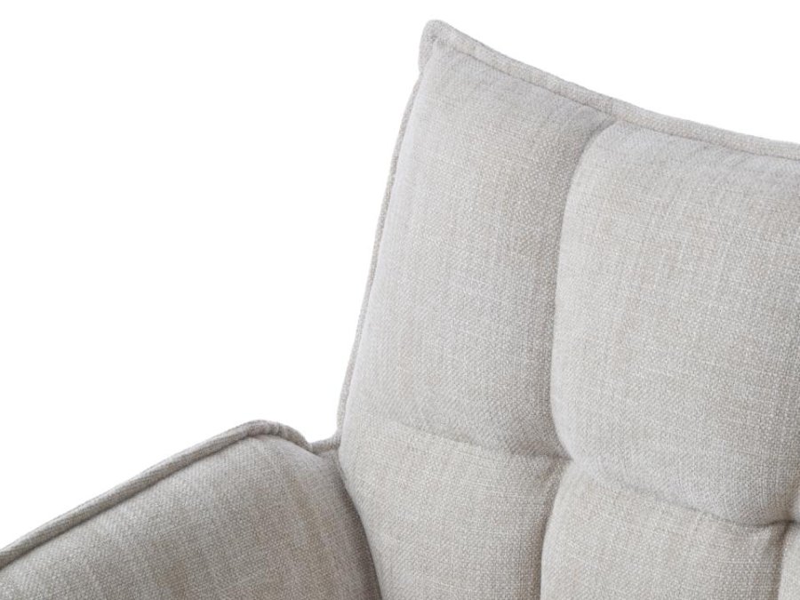 Select Marilla III svingstol, m. armlener - lin polyester