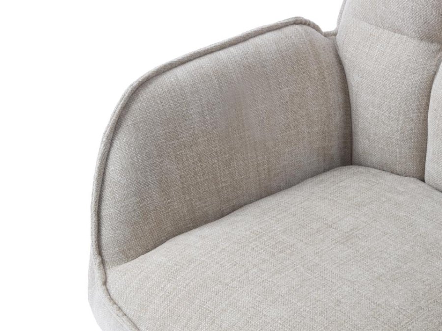 Select Marilla III svingstol, m. armlener - lin polyester