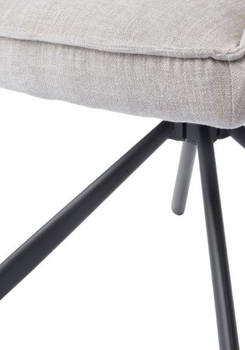 Select Marilla III svingstol, m. armlener - lin polyester