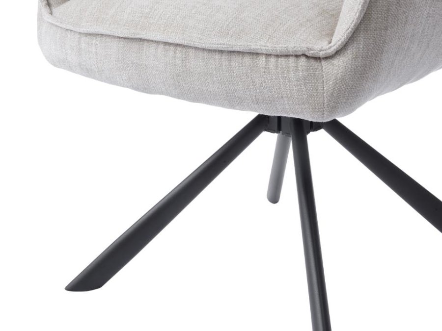 Select Marilla III svingstol, m. armlener - lin polyester