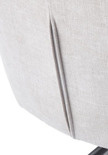 Select Marilla III svingstol, m. armlener - lin polyester