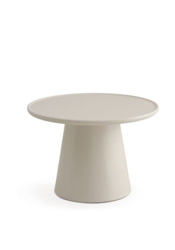 Fraser sofabord, rundt - sandfarget MDF (60)