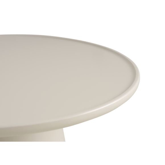 Fraser sofabord, rundt - sandfarget MDF (60)