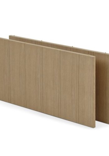Sydney matbord, med. 2 il&auml;ggsskivor - naturf&auml;rgad ekfaner och naturf&auml;rgad ek (95x220/320)